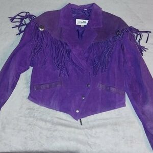 Purple Fringe Women's Jacket